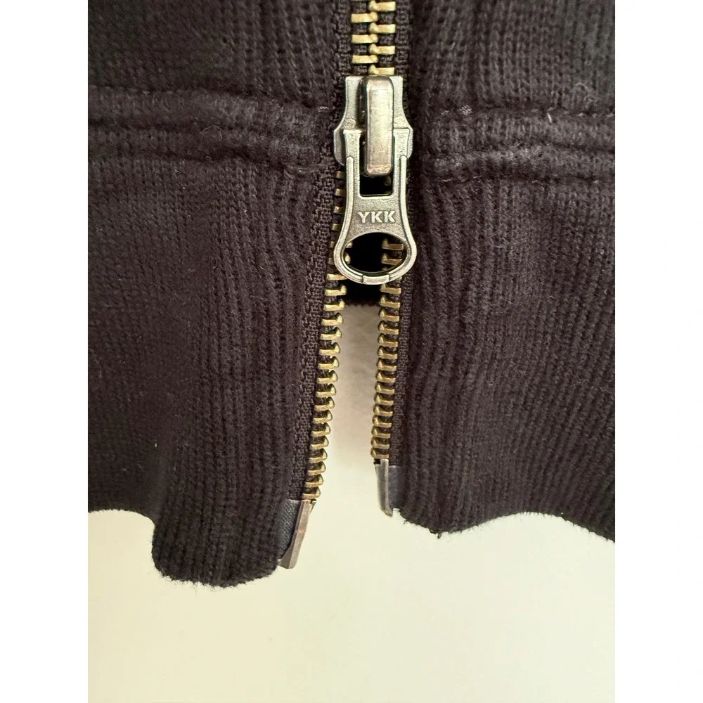 Vintage Y2K Polo Ralph Lauren Full Zip Hoodie Jacket XL Black Blue Pony‎ Logo